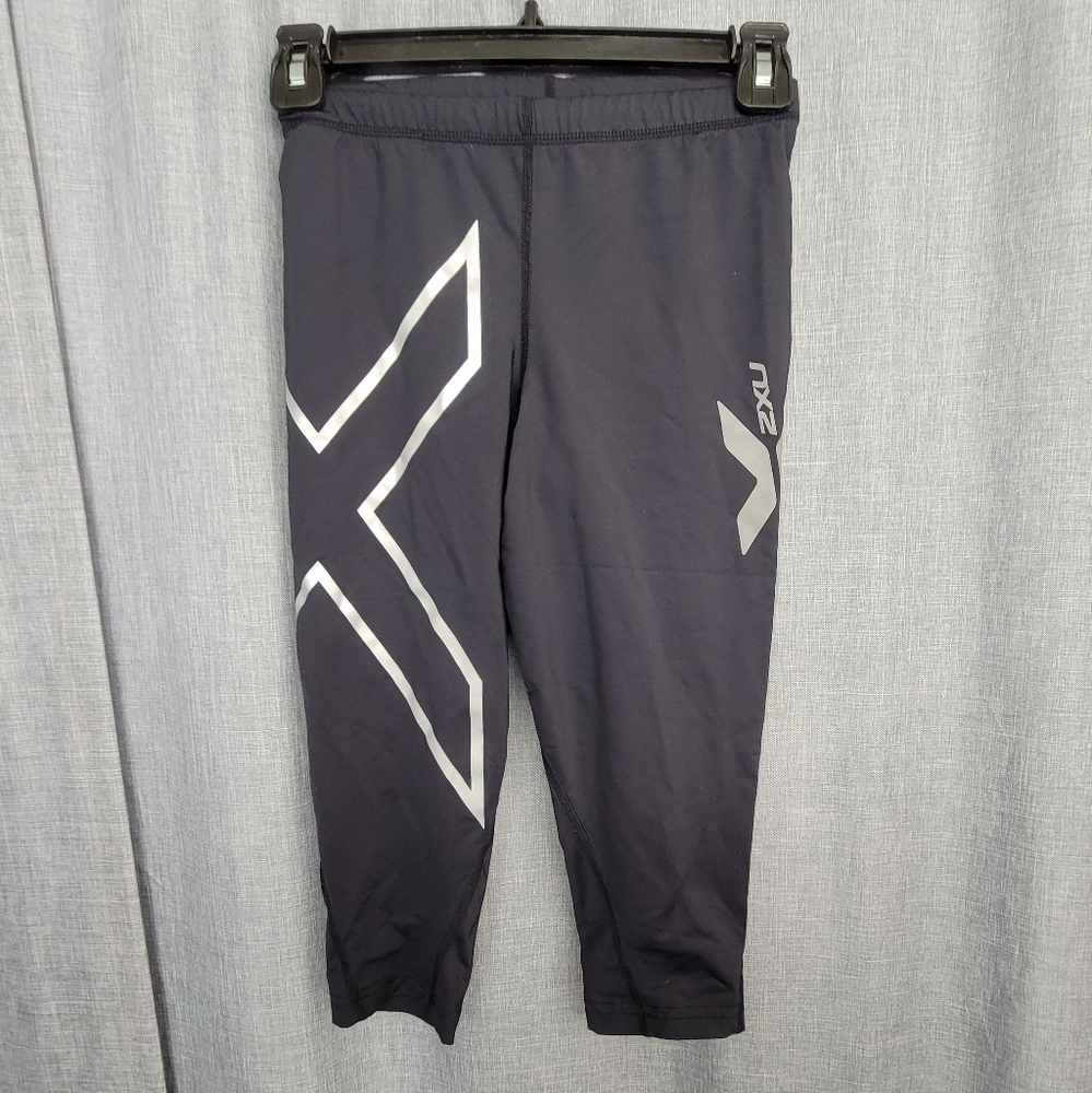 2XU Women's Biking Shorts Compression Size S Black/Silver